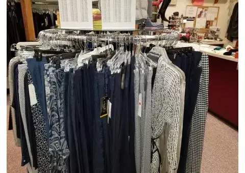 Store clothing racks